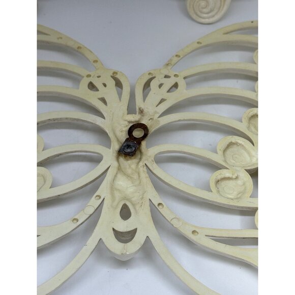 VTG 1976 Burwood #1629 Butterfly Wall Decor Set 2 10.5"x12" Mid Century Wall Art - Picture 3 of 6